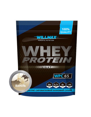 Willmax Whey Protein 65 (1 kg, лісова ягода)