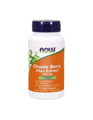 NOW Chaste Berry Vitex Extract 300 mg (90 veg caps)