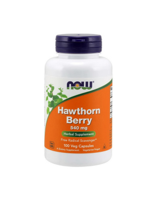 NOW Hawthorn Berry 540 mg (100 veg caps)