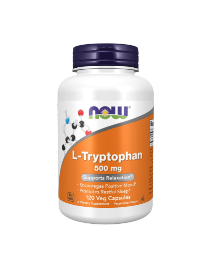 NOW L-Tryptophan 500 mg (120 veg caps)