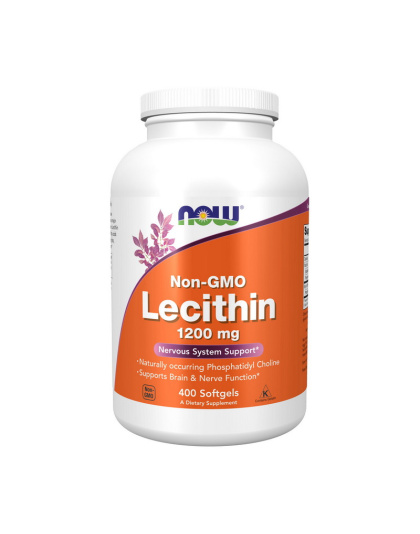 NOW Lecithin 1200 mg Non - GMO (400 softgels)