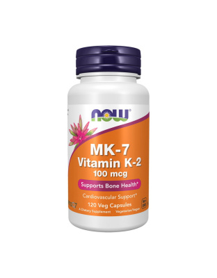 NOW MK-7 Vitamin K-2 100 mcg (120 veg caps)