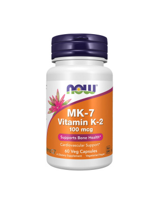 NOW MK-7 Vitamin K-2 100 mcg (60 veg caps)