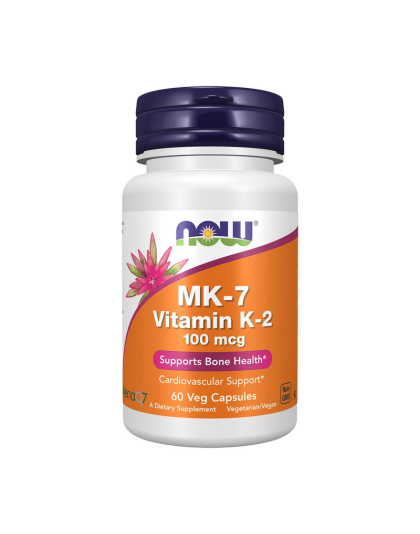 NOW MK-7 Vitamin K-2 100 mcg (60 veg caps)
