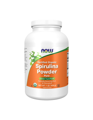 NOW Organic Spirulina Powder (454 g, pure)