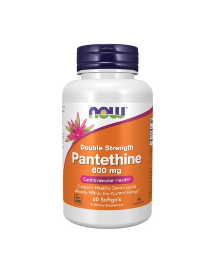 NOW Pantethine 600 mg double strength (60 softgels)