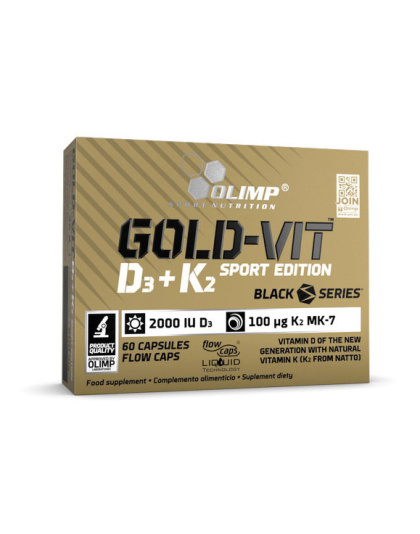 OLIMP Gold-Vit D3 + K2 Sport Edition (2000 IU/100 µg) (60 caps)