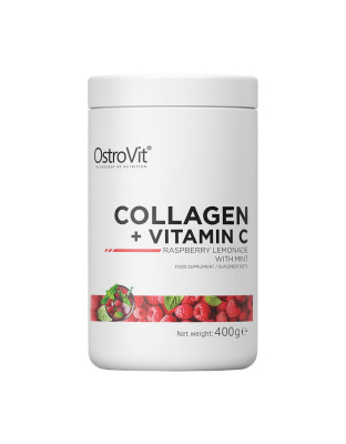 OstroVit Collagen + Vitamin C (400 g, cucumber & mint)