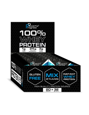 Powerful Progress 100% Whey Protein (20 packs * 32 g, mixed box)