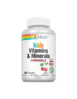 Solaray Kid`s Vitamin & Minerals (120 chewables, black cherry)