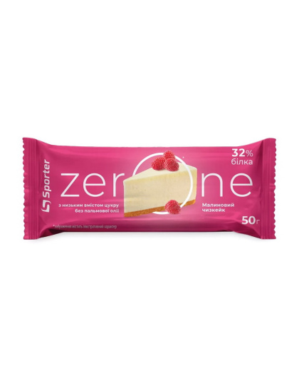 Sporter ZerOne (50 g, raspberry cheesecake)