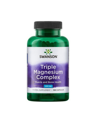Swanson Triple Magnesium Complex 400 mg (100 caps)