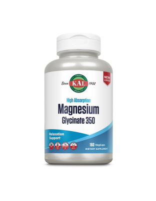 KAL Magnesium Glycinate 350 (160 veg caps)