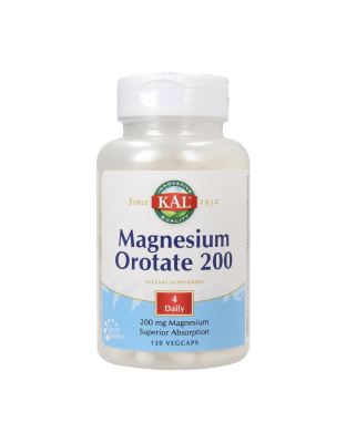 KAL Magnesium Orotate 200 (120 veg caps)