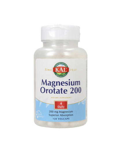 KAL Magnesium Orotate 200 (120 veg caps)