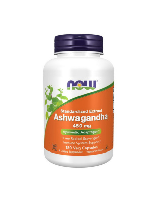 NOW Ashwagandha 450 mg (180 veg caps)