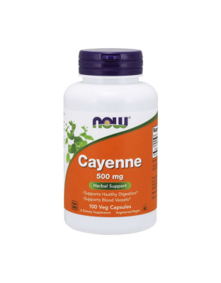 NOW Cayenne 500 mg (100 veg caps)
