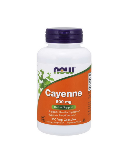 NOW Cayenne 500 mg (100 veg caps)