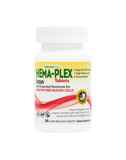 Natures Plus Hema-Plex Iron (30 tab)