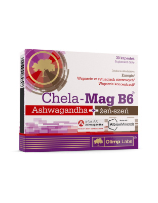 OLIMP Chela-Mag B6 Ashwagandha + zen-szen (30 caps)