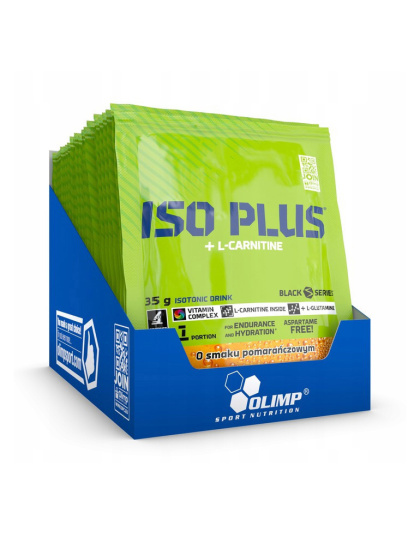 OLIMP Iso Plus + L-Carnitine (35 g, tropic blue)