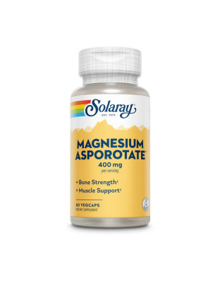 Solaray Magnesium Asporotate 400 mg (60 veg caps)