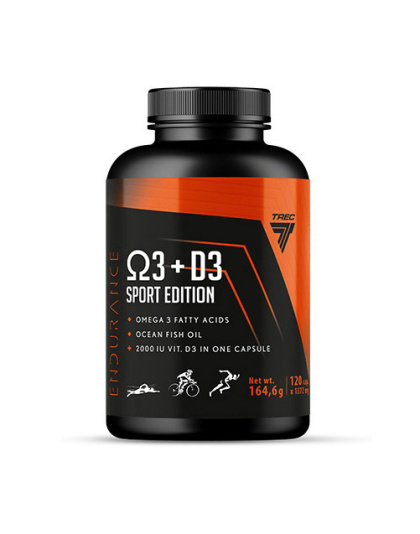 TREC nutrition Omega 3 + D3 Sport Edition (120 caps)