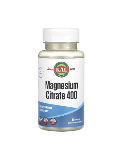 KAL Magnesium Citrate 400 (60 tab)