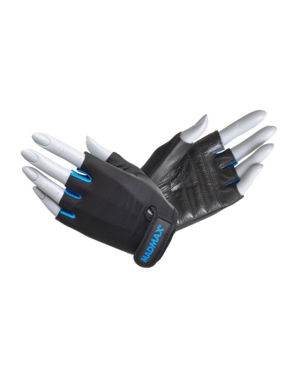 Mad Max Rainbow Workout Gloves Black/Turquoise MFG-251 (L size)
