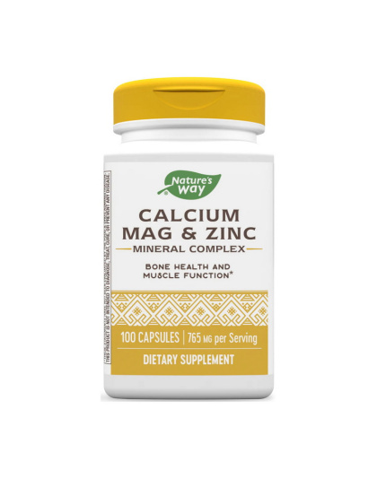 Nature's Way Calcium Mag & Zinc (100 caps)