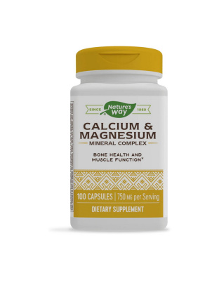 Nature's Way Calcium & Magnesium (100 caps)