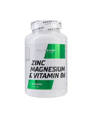 Progress Nutrition Zinc Magnesium & Vitamin B6 (60 sgels)