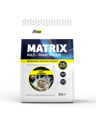 FitWin Matrix Multi-Phase Protein (900 g, nut cookies)