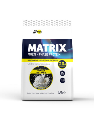 FitWin Matrix Multi-Phase Protein (900 g, vanilla ice cream)