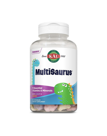 KAL MultiSaurus (90 chewables, berry, grape, orange)