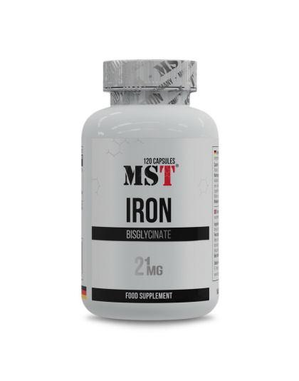 MST Iron Bisglycinate 21 mg (120 caps)