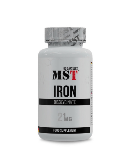 MST Iron Bisglycinate 21 mg (60 caps)