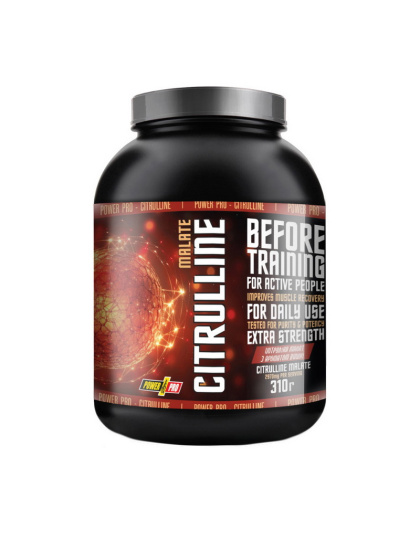Power Pro Citrulline Malate (310 g, з ароматом яблука)
