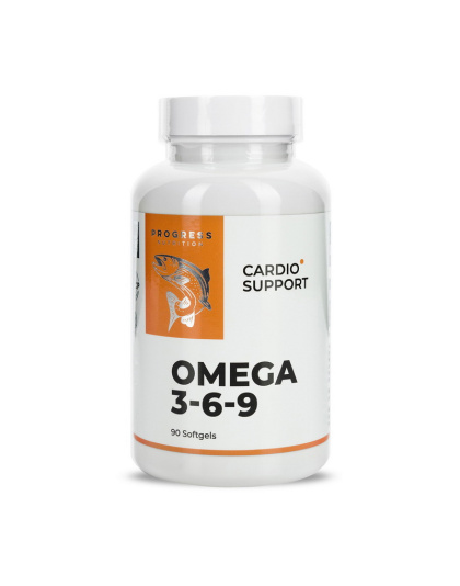 Progress Nutrition Omega 3-6-9 Cardio Support (90 sgels)