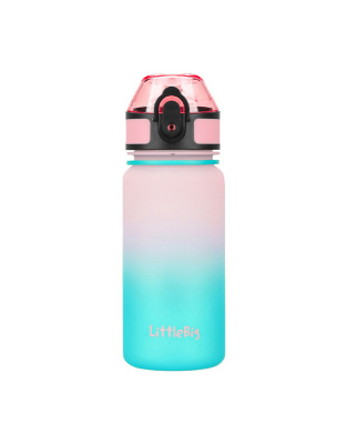 UZSPACE Littlebig Waterbottle 3020 (350 ml, pink/blue)