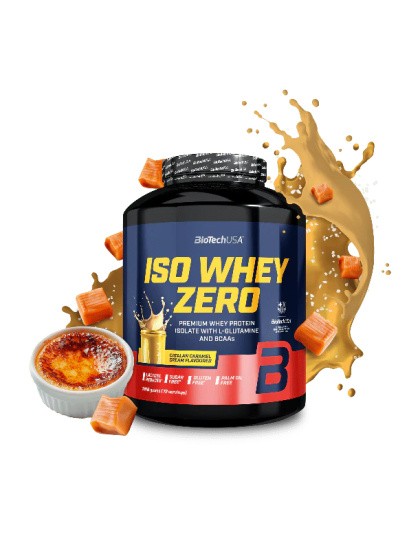 BioTech Iso Whey Zero (1,81 kg, catalan caramel cream)