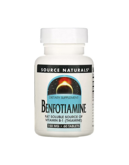 Source Naturals Benfotiamine 150 mg (60 tab)