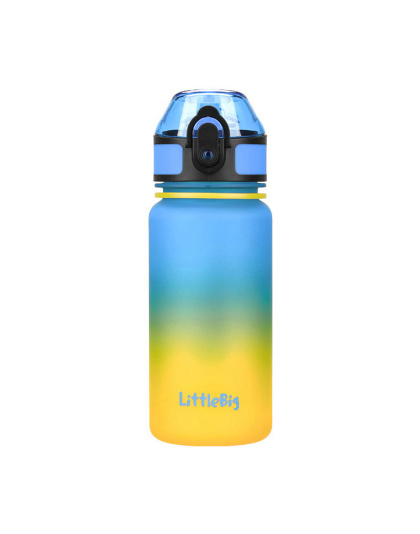 UZSPACE Littlebig Waterbottle 3020 (350 ml, yellow/blue)