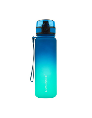 UZSPACE Uzspace Frosted Gradient Waterbottle 3026 (500 ml, blue/green)