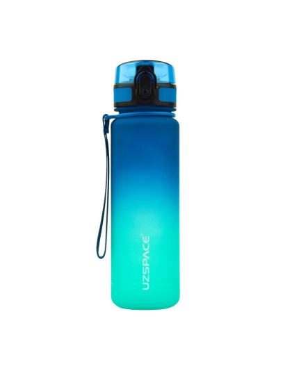 UZSPACE Uzspace Frosted Gradient Waterbottle 3026 (500 ml, blue/green)