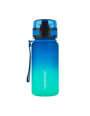 UZSPACE Uzspace Frosted Gradient Waterbottle 3034 (350 ml, blue/green)
