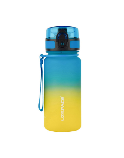 UZSPACE Uzspace Frosted Gradient Waterbottle 3034 (350 ml, blue/yellow)