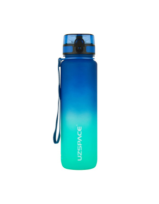 UZSPACE Uzspace Frosted Gradient Waterbottle 3038 (1 L, blue/green)