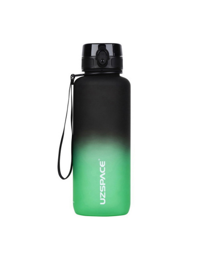 UZSPACE Uzspace Frosted Gradient Waterbottle 3056 (1,5 L, black/green)
