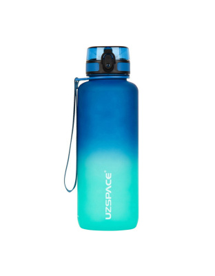 UZSPACE Uzspace Frosted Gradient Waterbottle 3056 (1,5 L, blue/green)